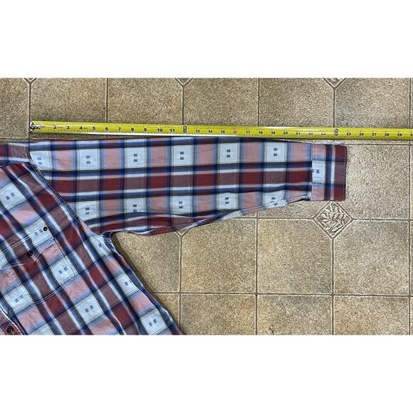 Tommy Bahama Men's Size Large Island Crafted Long Sleeve Button Down Plaid Shirt - Picture 4 of 10